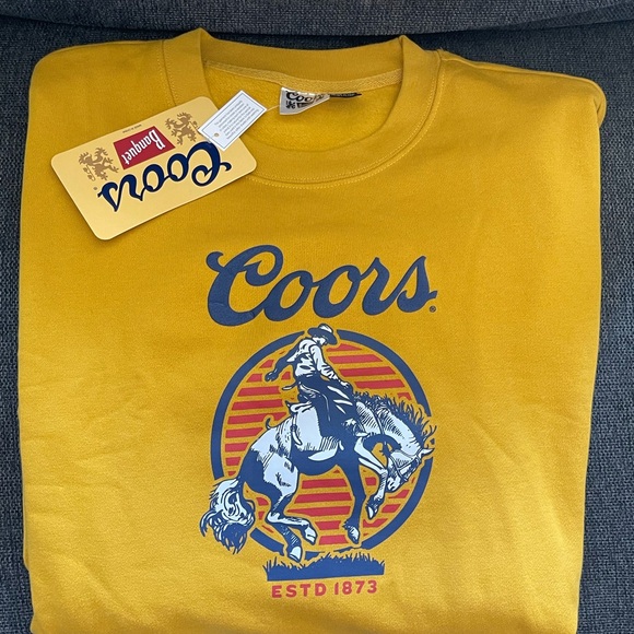Coors Banquet men’s size XL crewneck sweatshirt. New with tags! - Picture 1 of 5
